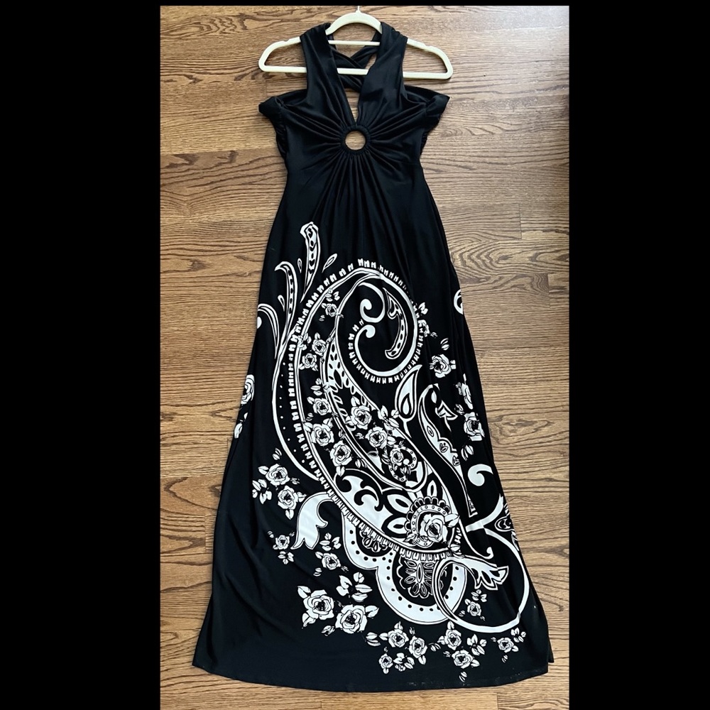 Arden B black maxi dress